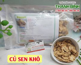 Mua bán củ sen khô ở huyện Bình Chánh giúp cải thiện chức năng miễn dịch
